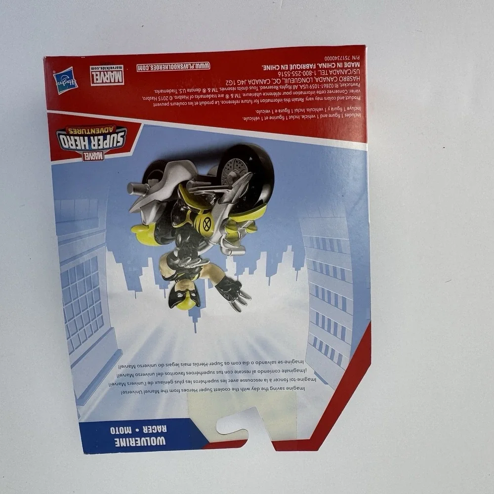 Playskool Heroes Marvel Super Hero Adventures Wolverine Figure with Claw Racer